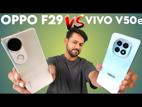 OPPO F29 5G vs Vivo V50e Full Comparison – Durability, Battery, Network Test 🔥
