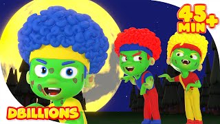 Zombie Dance with New DB Heroes | Mega Compilation | D Billions Kids Songs