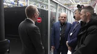 Valsts prezidents Edgars Rinkēvičs apmeklē uzņēmumu SIA “Delska Latvia”