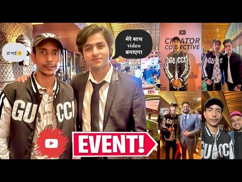 My fist YouTube event in dhelhi 🤯🥳ll  meet with @RajGrover005 and other creators 🤗🫶