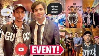 My fist YouTube event in Delhi 🤯🥳ll  meet with @RajGrover005 and other creators 🤗🫶