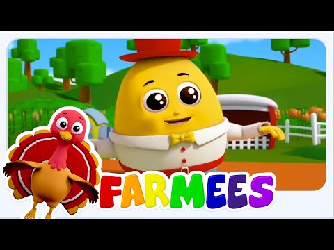 Humpty Dumpty Ngồi Trên Tường | Học Vần Điệu Vui Nhộn Cho Trẻ Mẫu Giáo - Farmees