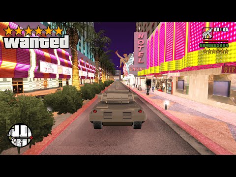 GTA San Andreas | 6 Star Wanted Level Gameplay! [Free Roam]