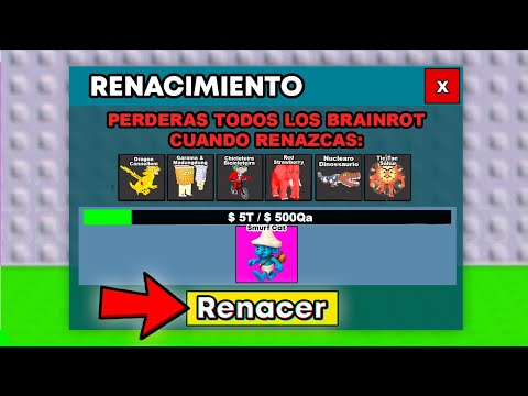 Desbloqueé el NUEVO SUPER RENACIMIENTO en 24 horas en Steal a Brainrot...