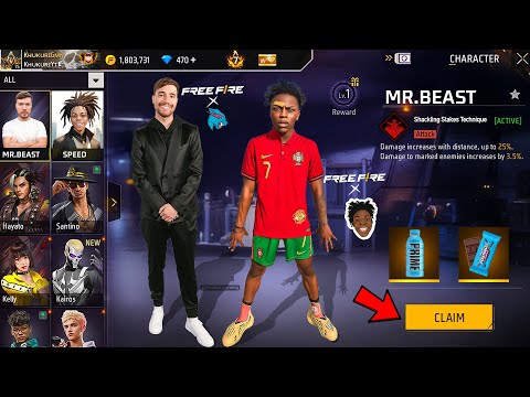 Claim Freefire X ISHOWSPEED & Mr Beast 😲 - Freefire Upcoming Collaboration /  FF NEW EVENT TODAY