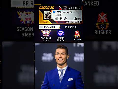 Ms dhoni free fire id #msdhoni #cr7 #ronaldo #rohitsharma #totalgaming #tondegamer