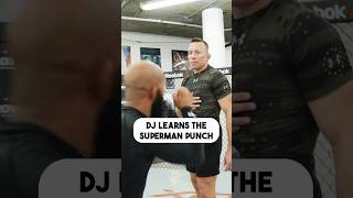 “Your Best Punch!” GSP Teaches Superman Punch To DJ