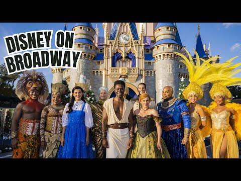 Disney on Broadway stars perform in the "Disney Parks Magical Christmas Day Parade."