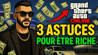 TOP 3 ASTUCE ARGENT SUR GTA 5 ONLINE 2025 !
