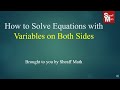 Solving Linear Equations Concepts