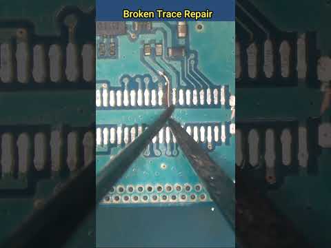 Broken Trace Repair #technology #mobilerepair