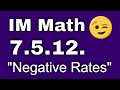 Negative Values in Real-World Scenarios