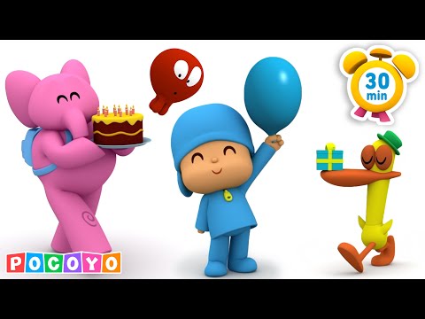 🎇 Yeni yılınız kutlu olsun 🎇 (30 dakika) | Pocoyo 🇹🇷 Türk Resmi Kanal | Çocuklar için Çizgi Filmler