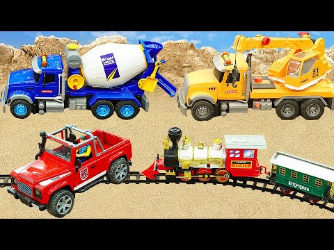 RC Excavator Digging / Dump Trucks / Best Construction Site Vehicles working together / HP DIY Farm