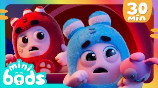 Fuse VS Night Time! Don't Be Scared | 30 Minutes of Minibods | Funny Preschool Cartoons for Toddlers