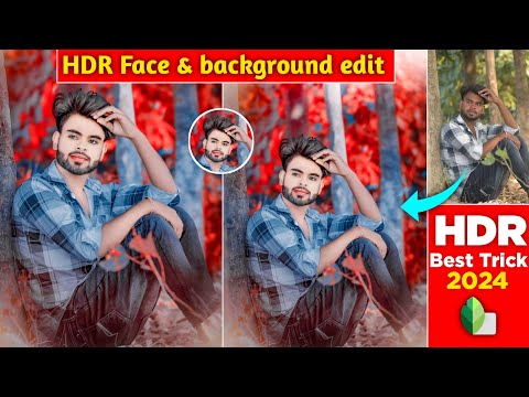 HDR Face Smooth & Background Editing Tutorial Hindi || Snapseed HDR Face Smoothing Tutorial ||