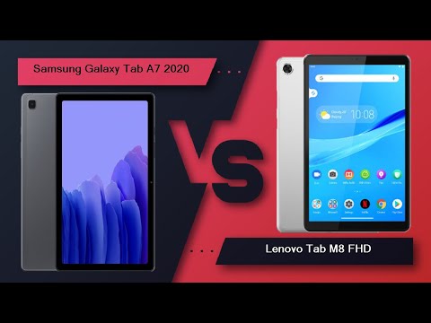 (ENGLISH) Samsung Galaxy Tab A7 2020 Vs Lenovo Tab M8 FHD - Full Comparison [Full Specifications]
