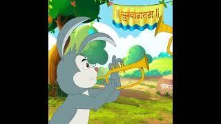 बंदर की बारात, देखिए क्या हुआ! 🦁🎶 #animation #kids #viral