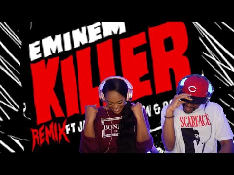 FIRST TIME HEARING EMINEM "KILLER" REMIX FT. JACK HARLOW & CORDAE REACTION| Asia and BJ