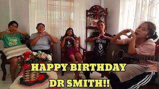 HAPPY BIRTHDAY DR SMITH WE LOVE YOU AND GOD BLESS YOU ALWAYS!!