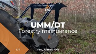 Video - FAE UMM/DT - The FAE forestry mulcher in action with a Pfanzelt tractor in Germany