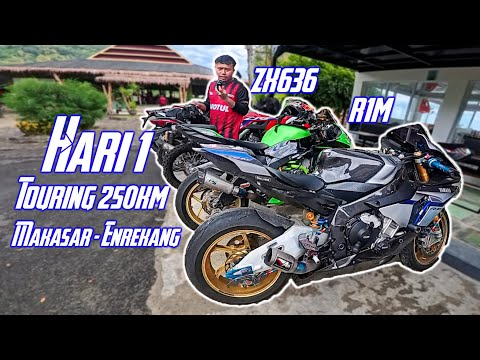 TOURING SULAWESI PAKE R1M ‼️ Hari 1 250 km Langsung Hujan Badai