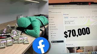 FACEBOOK MADE ME RICH POSTING IMAGES MAKING $70,000 😮‍💨| 9-5 JOB COULD NEVER