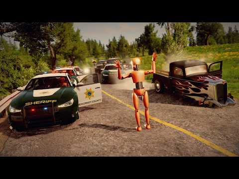 Crash Test Dummy's Vintage Car | BeamNG.drive