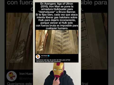 En Avengers: Age of Ultron (2015), Iron Man nunca podría haber derrotado realmente a Hulk 🤯🥀.
