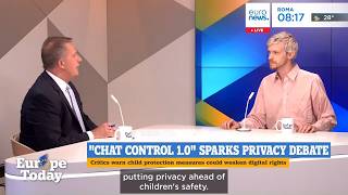 YouTube video thumbnail: Digital Rights Expert: "Chat Control Means Mass Surveillance."