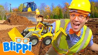 Bulldozer on a Roll! | Blippi Songs 🎶| Educational Songs For Kids