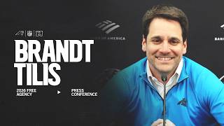 Brandt Tilis free agency press conference | Carolina Panthers