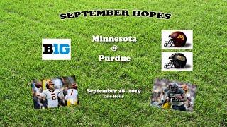 2019 Minnesota @ Purdue One Hour