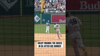 Paul Goldschmidt rounds the bases after a home run! #paulgoldschmidt #yankees #nationals #nyyankees