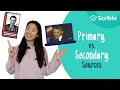 Distinguishing Between Primary and Secondary Sources