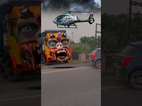 Amazing❗❗ TRUCK FUSO ZOMBIE🧟 🧟Truk Oleng, Truck Gost, Monster #shorts #youtubeshorts