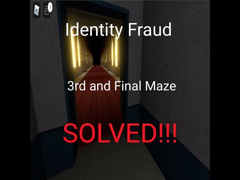 Code For Identity Fraud Maze 3 Door 07 2021 - identity fraud roblox map maze 3