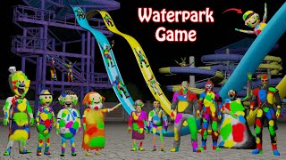 Waterpark Game | Holi In Water Park | Gulli Bulli Playing Games | Gulli Bulli | Make Joke Horror