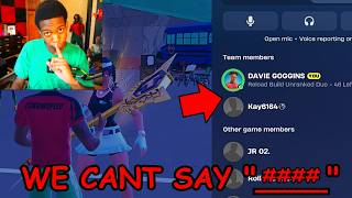 CHALLENGE 🔴FORTNITE FILLS BUT WE CANT SAY THE WORD "_____"!🔴
