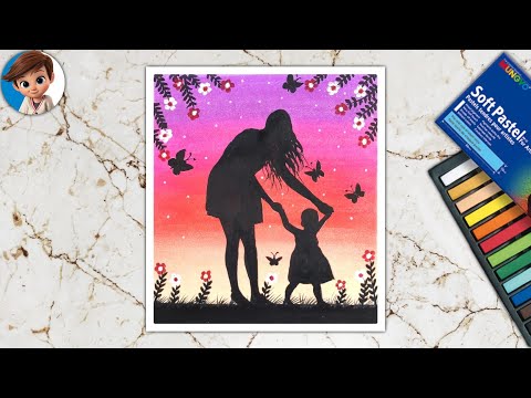 😍 Mother is always there for you 💕|  Mother's Day drawing #shorts