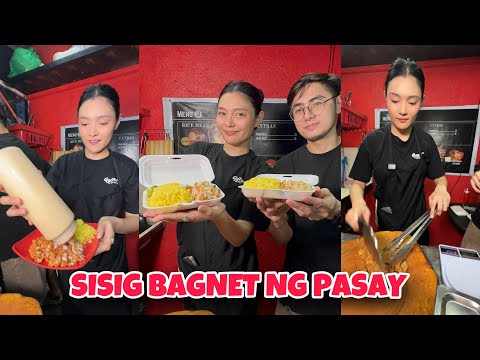 MODELS NGAYON NAGTITINDA NG MASARAP NA SISIG BAGNET! SOLID NA FOODTRIP SA PASAY | MANILA STREET FOOD