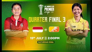 INDONESIA (WOMEN U19) vs BHUTAN (WOMEN U19) | ACC Women's U19 Premier Cup 2026 | QUARTER FINAL 3