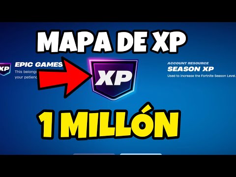 *MAPA DE XP AFK ROTÍSIMO* COMO SUBIR RÁPIDO de NIVEL en FORTNITE! SUBE 1 MILLÓN DE XP! XP CAPÍTULO 6