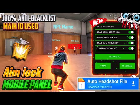 Antiban FF Panel🔥Free Fire Injector🔥Ob47 Free Fire Hack😈FF panel Hack Mobile|FF Hack|FF Injector