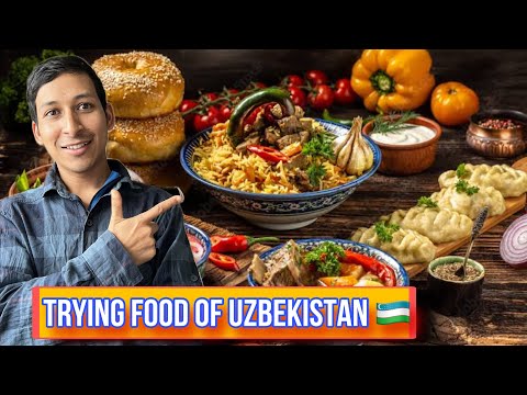 Trying the most famous food of Uzbekistan 🇺🇿