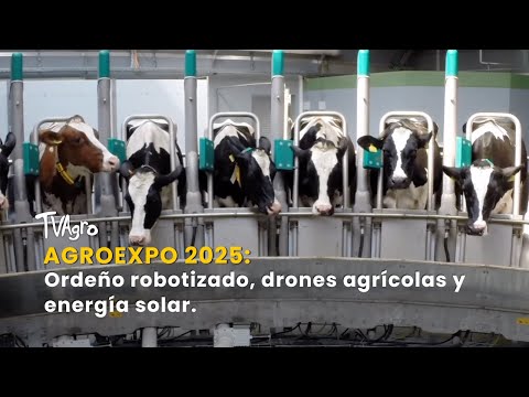 YouTube video thumbnail: Agroexpo 2025: Robotic Milking, Agricultural Drones, and Solar Energy