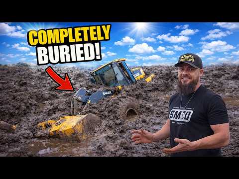 This Stuck Front Loader Costs Over $2000 For Every Day That It Is Buried!