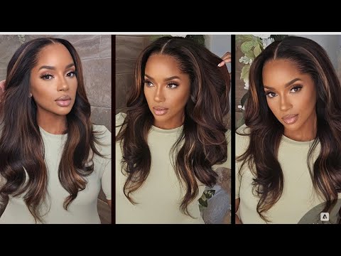 LAGOS LUXE HAIRLINE | Custom Pre-Plucked Wig w/ Flawless Highlights | Anotha Banga | WoWAfrican