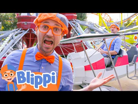 Blippi's Fun Playdate In Adventure City 🎢 Fun For Kids | Kids TV Show | Educational Videos for Kids