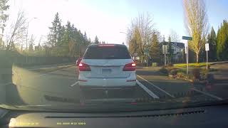 Retard Portland Driver, Changed the Lane in front of an approaching truck, 156PHX